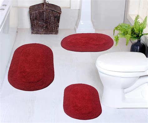 Amazon.com: Home Weavers Double Ruffle Collection 100% Cotton Bathroom ...