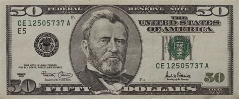 50 Dollar Bill Printable