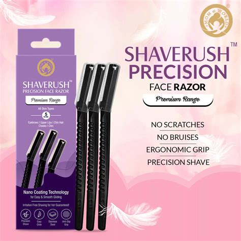 Buy MOM & WORLD SHAVERUSH WOMEN PRECISION FACE RAZORS-5 IN 1 - PACK OF ...