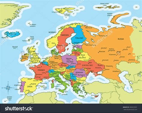 5 Free Large Printable Map Of Northern Europe With Countries | World ...