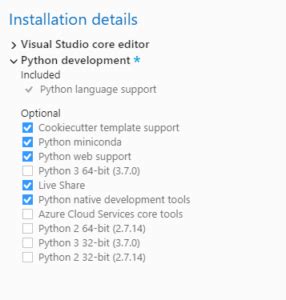 Python Visual Studio 2019 的图像结果