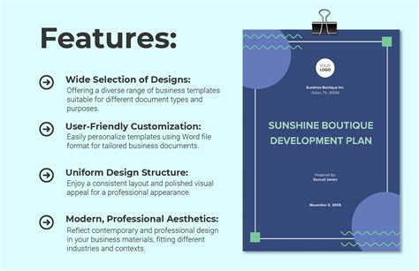 Image result for Business Development Plan Example