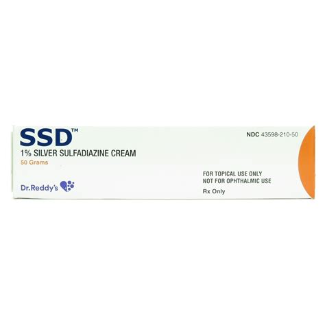 Silver Sulfadiazine, 1%, Cream, 50gm Tube | McGuff