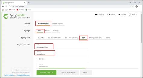 JBK Tutorials | Steps to create Spring Boot Project with Spring Initializr