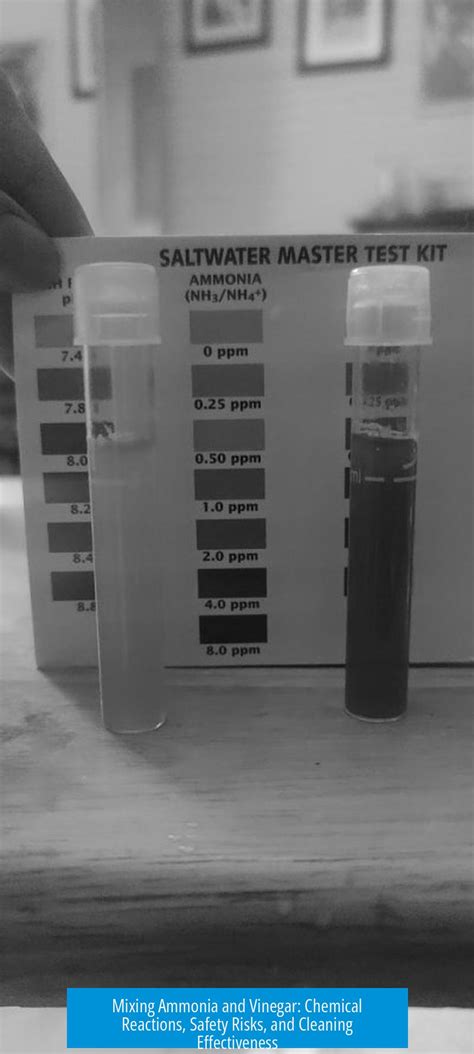 Mixing Ammonia and Vinegar: Chemical Reactions, Safety Risks, and ...