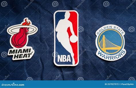 National Basketball Association Club Emblems Editorial Photography ...