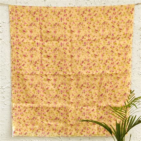 Rose- Light Organza Birdie Digital Print Dupatta – Sanskruti