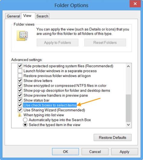 Image result for Remove Checkbox in File Explorer