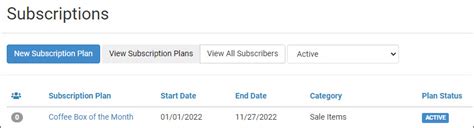 Image result for My Subscriptions Page