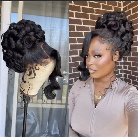 Pin by Manuelagnadou on Enregistrements rapides | Black hair updo ...