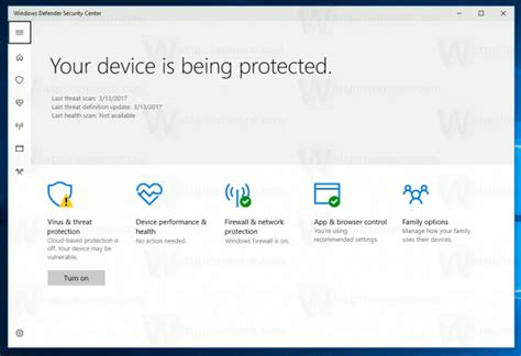 Windows Defender SecurityCenter 的图像结果