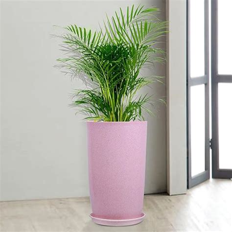 Kuber Industries Flower Pot with Plate | 18 Inch Lightweight Polymers ...
