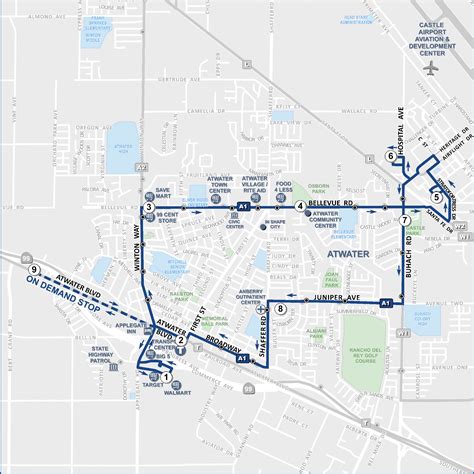A1 - Atwater Loop | Merced Transit Authority, CA - Official Website