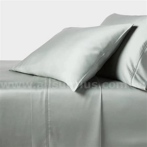 King 320 Thread Count Cool TENCEL Lyocell Sheet Set Gray Chalk ...