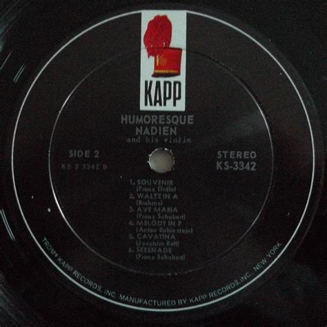 Buy David Nadien - Humoresque (And The World's Most Popular Violin ...