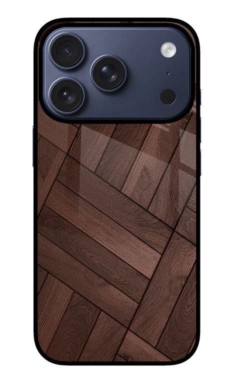 Buy Now Wooden Texture Design Glass Case for iPhone 17 Pro Online ...