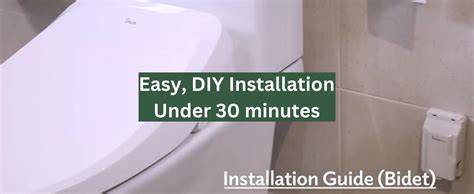 How to Install a Bidet - Inus | Bidet Installation Guide