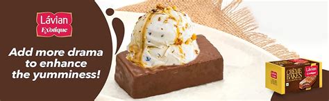 Lavian Exotique Chocolate Brownie Cakes Creme Bakes, 2 x 20 vegetarian ...