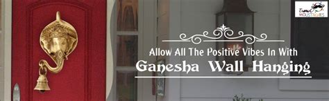 Two Moustaches Religious Ganesha Face Brass Wall Hanging with Bell (3.5 ...