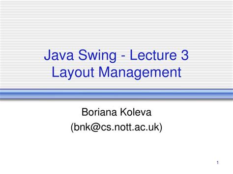 Java Swing Layout Types 的图像结果