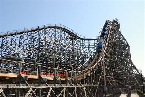 Wooden Roller Coaster Free Stock Photo - Public Domain Pictures