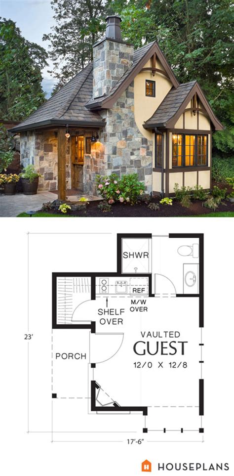 Plan #48-641 - Houseplans.com | Cottage house plans, Storybook house ...