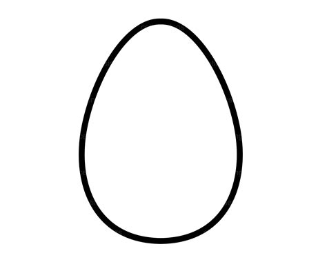 Osterei Umriss SVG | Einfaches Osterei Umriss SVG | Osterei Umriss Datei | Osterei Umriss Png ...