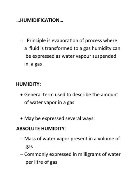 Image result for Lecture Notes On Humidification PDF