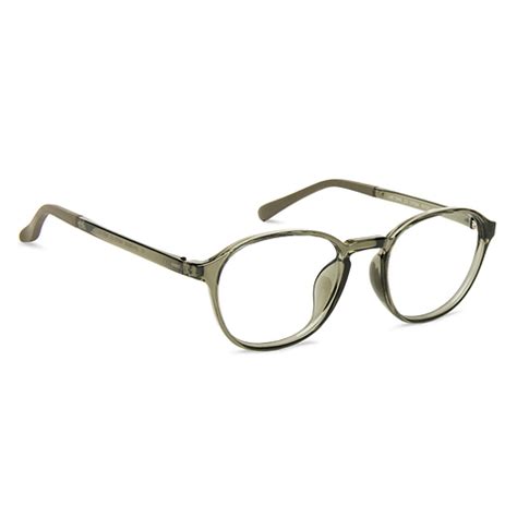 Buy Green Transparent Green Full Rim Round Lenskart Air Essentials LA ...