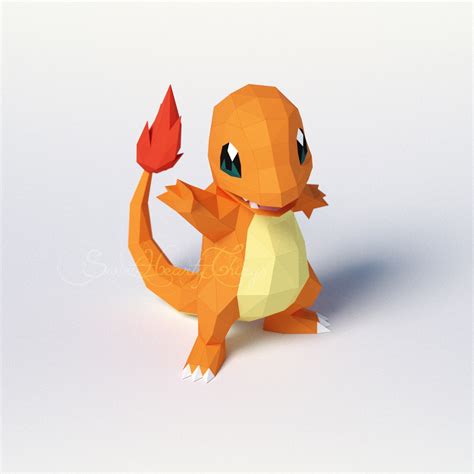 Modelos De Papercraft Pokemon Charmander