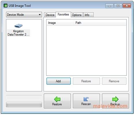Download USB Image Tool 1.75 - Baixar para PC Grátis