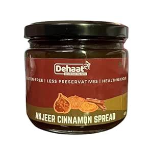 DehaatSe Anjeer Cinnamon Spread (400g) | Contains Natural Fruit ...