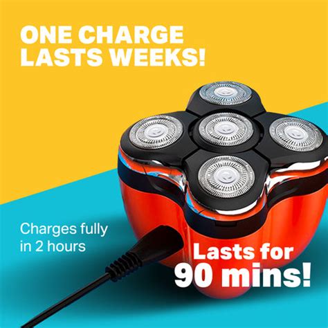 HeadShaver PRO With 5-Floating Magnetic Blades For Wet And Dry Shaving ...