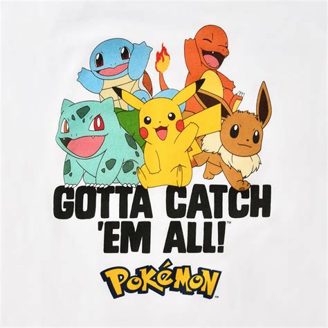 Pokemon - Gotta Catch Em All T-Shirt pour enfants blanc | Elbenwald