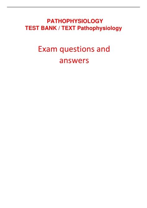 Image result for Course Point Lippincott Pathophysiology Exam Test Bank