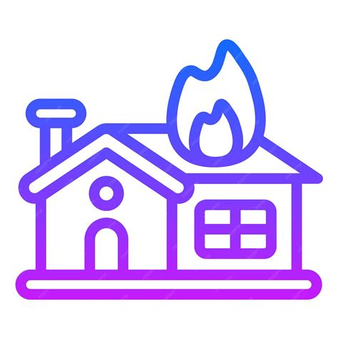 House fire vector illustration | Premium Vector