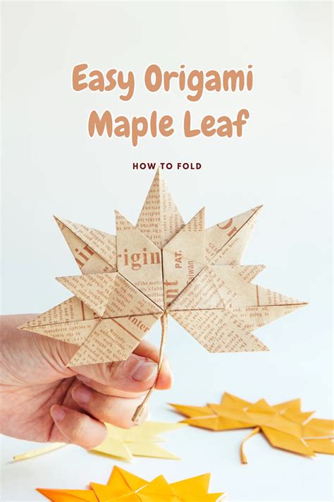 50+ Fall Origami Ideas: Animals, Leaves, Flowers & Seasonal Decorations ...