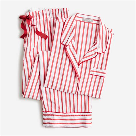 Red And White Striped Pajamas Buy Berry Red Stripe Button Through