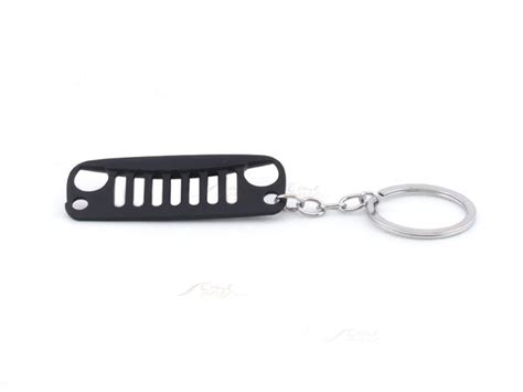 Jeep Grille Black keyring / keychain | Scale Arts India
