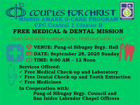 Free Medical and Dental Mission, Barangay Pung-Ol Sibugay, Cebu, 28 ...