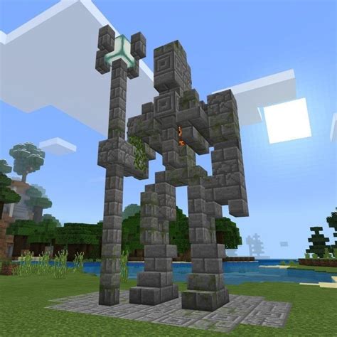 Image result for Medieval Minecraft Statue Tutorial