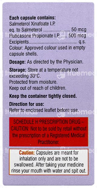 Airflow 50/500 MCG | Order Airflow 50/500 MCG Rotacaps Online at Truemeds