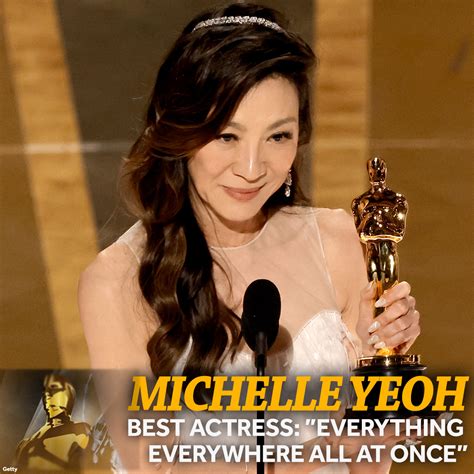 History made! Congratulations to Michelle Yeoh, who just won the Oscar ...