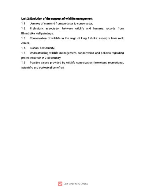 GE Man-Wildlife Conflict: Evolution of Wildlife Management Concepts ...