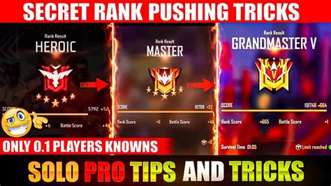 Image result for FF Rank Push Tips