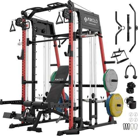 Mikolo M4 2.0 Smith Machine, All-in-One Home Gym India | Ubuy