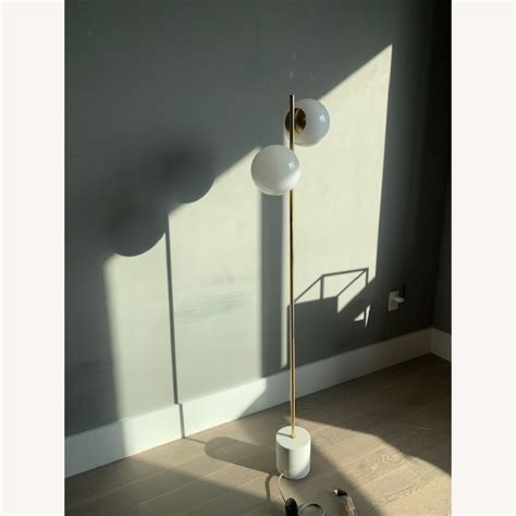 West Elm Sphere & Stem Floor Lamp - AptDeco