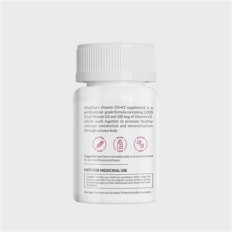 Vitamin D3 + K2-7 | VitaOne