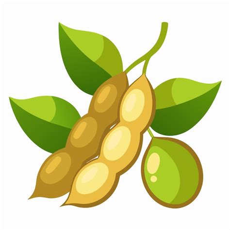 Soybeans illustration art | Premium AI-generated vector