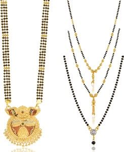 LYRISS Traditional One Gram Gold Glorious Hand Meena 30 inch Long and ...